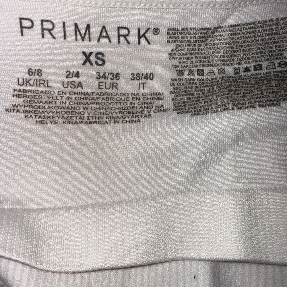 Primary Women's White Seamless V-Neck Bralette - Size XS - Picture 5 of 5